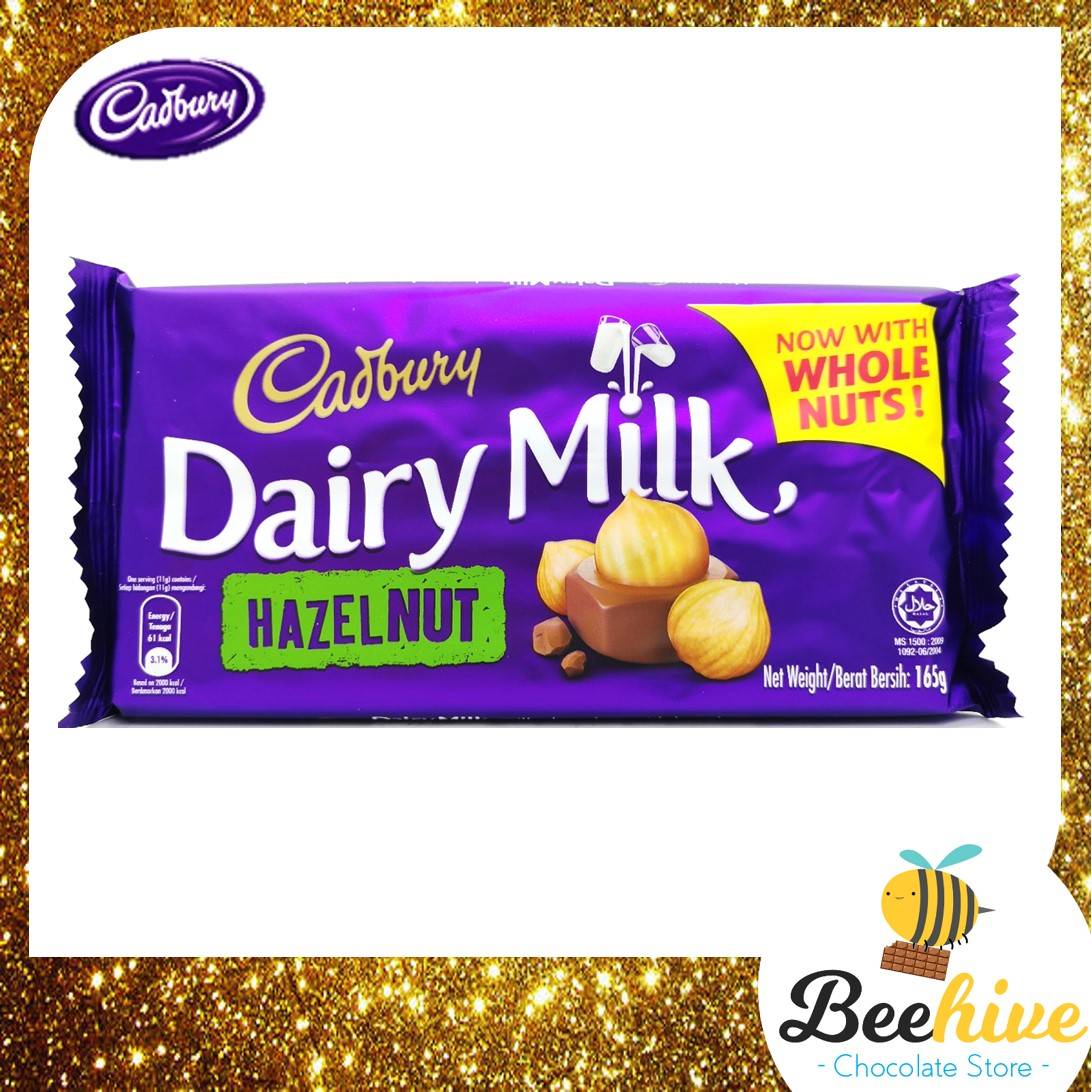 Cadbury Dairy Milk Hazelnut Chocolate Bar 165g
